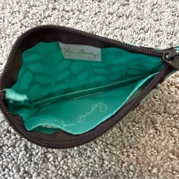 Vera Bradley Shower Vines Window ID Case Holder Credit Card Travel Coin Purse - Picture 3 of 5